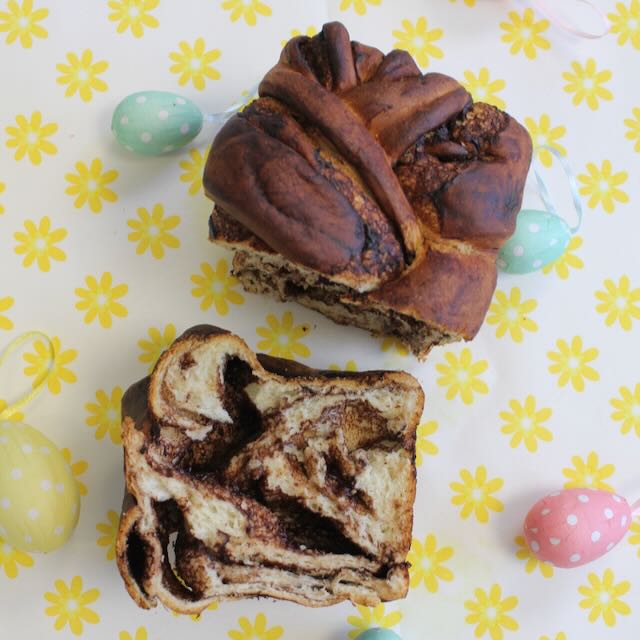 Chocolade roomvulling paaslekkernij - Babka