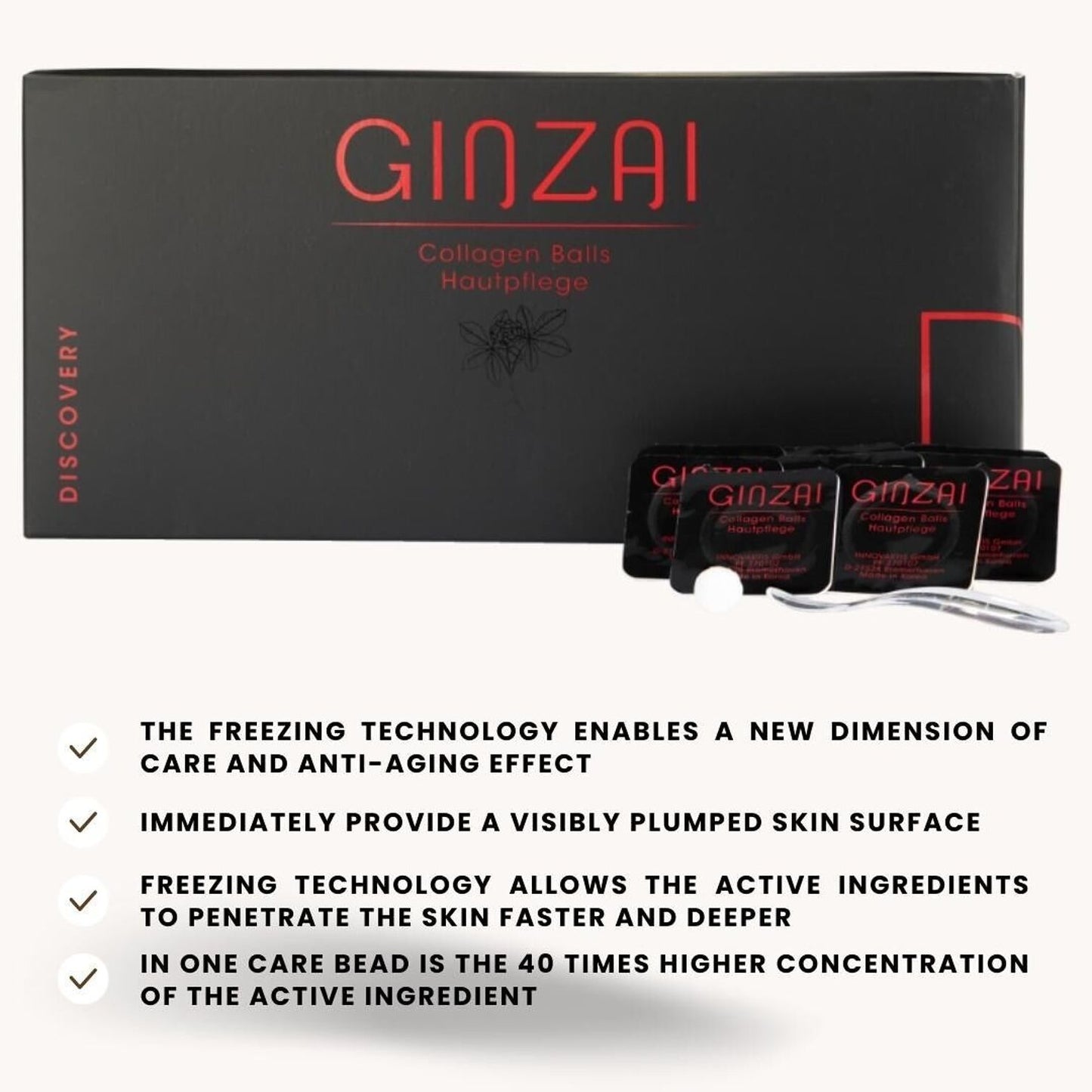 8Ginzai Vegan Collageen parels - stuks