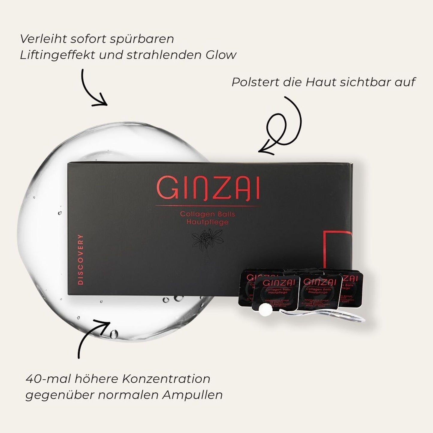 Ginzai Vegan Collageen parels - premium kwaliteit