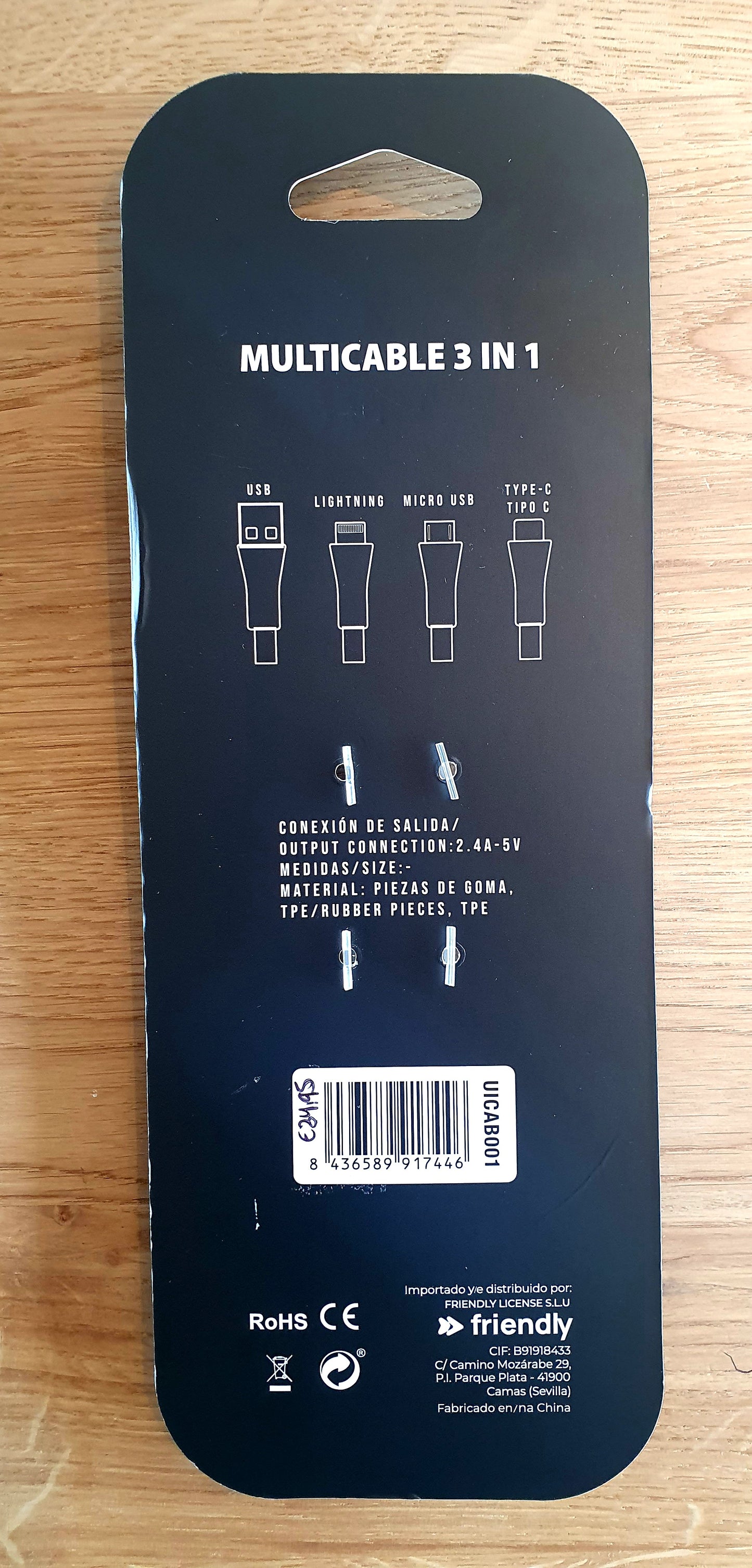 HÏ Ibiza - Multicable 3-in-1
