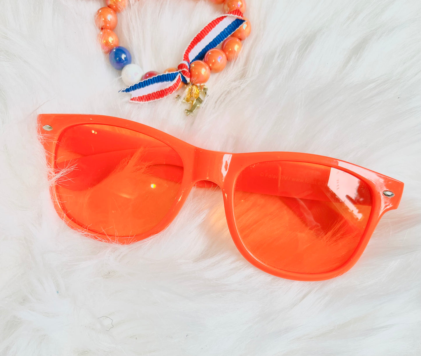 Oranje zonnebril EK - volwassenen