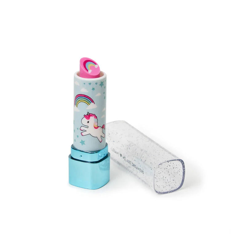 Legami - gum lipstick met regenboog en unicorn
