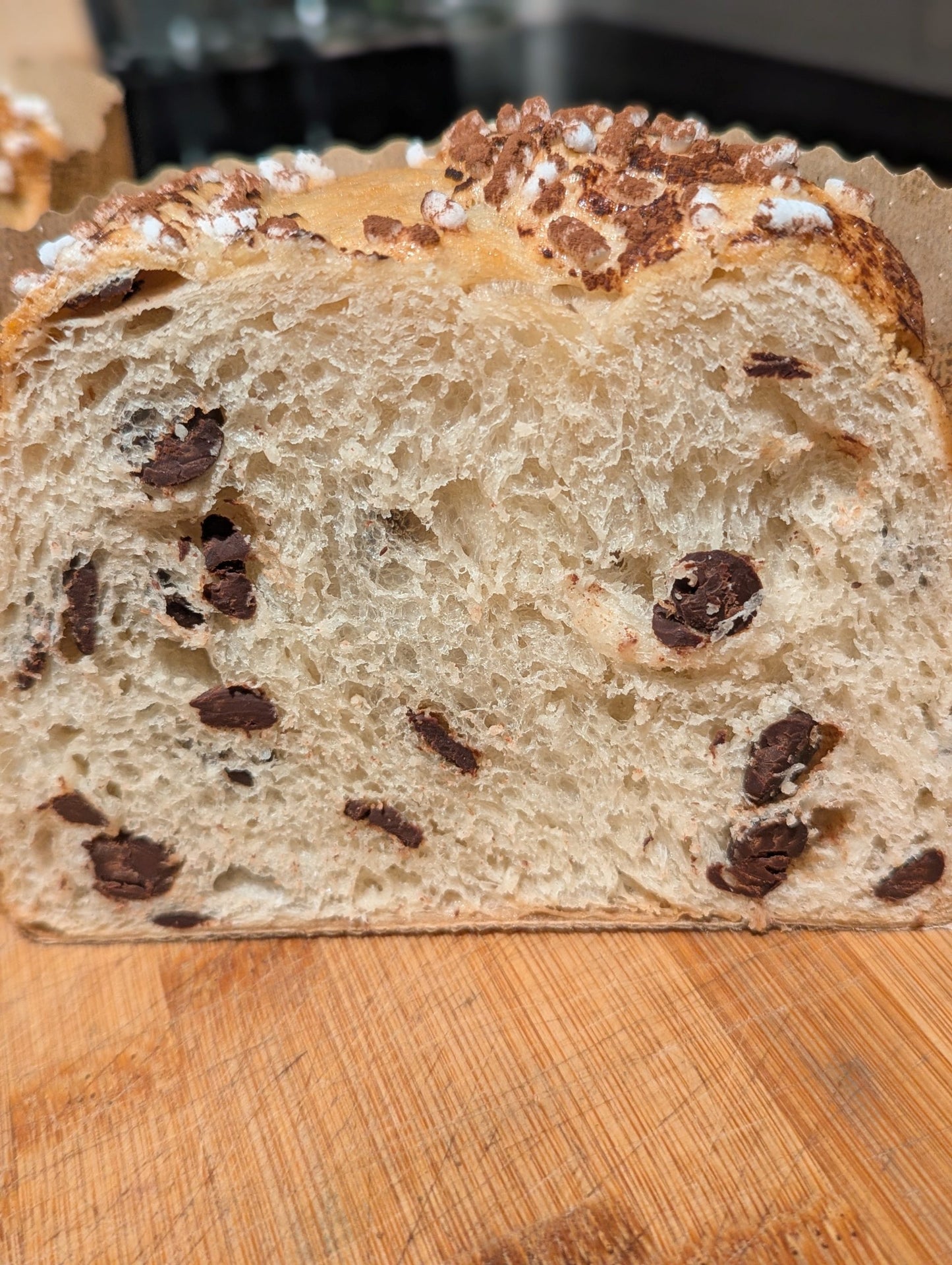 Vegan Panettone-dark-chocolate - 500 gram