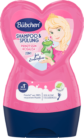 Shampoo en cremespoeling 2 in 1 - Prinses Rosalea - 230 ml
