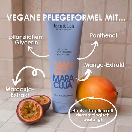 Mango Passievrucht Vegan Douchegel, 250 ml