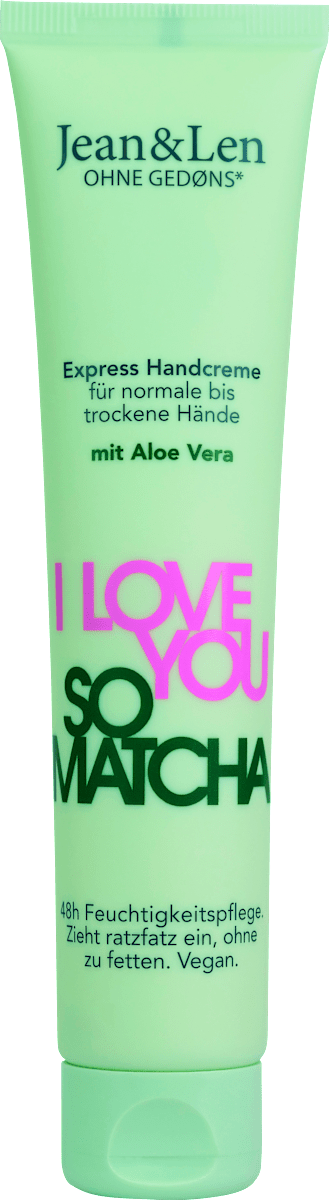 Handcrème met Aloë Vera - I love you so matcha - 75 ml