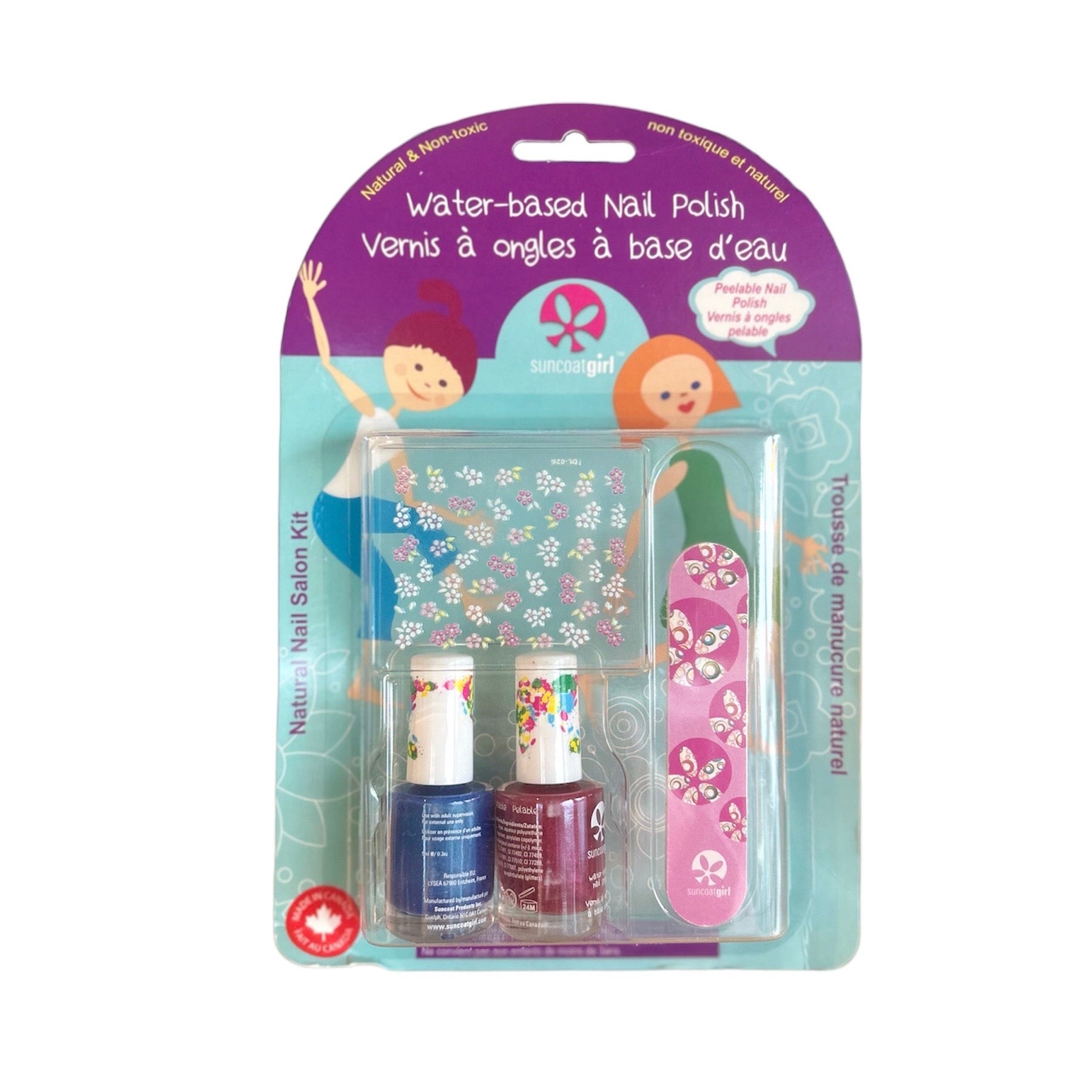 Kinder make - up set met niet chemische nagellakjes voor kinderen.