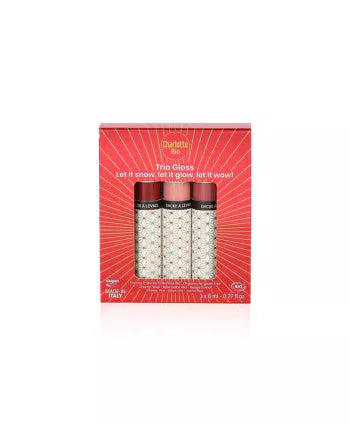 Kerst giftbox - met 3 bestseller stuks lipgloss van Charlotte Bio.