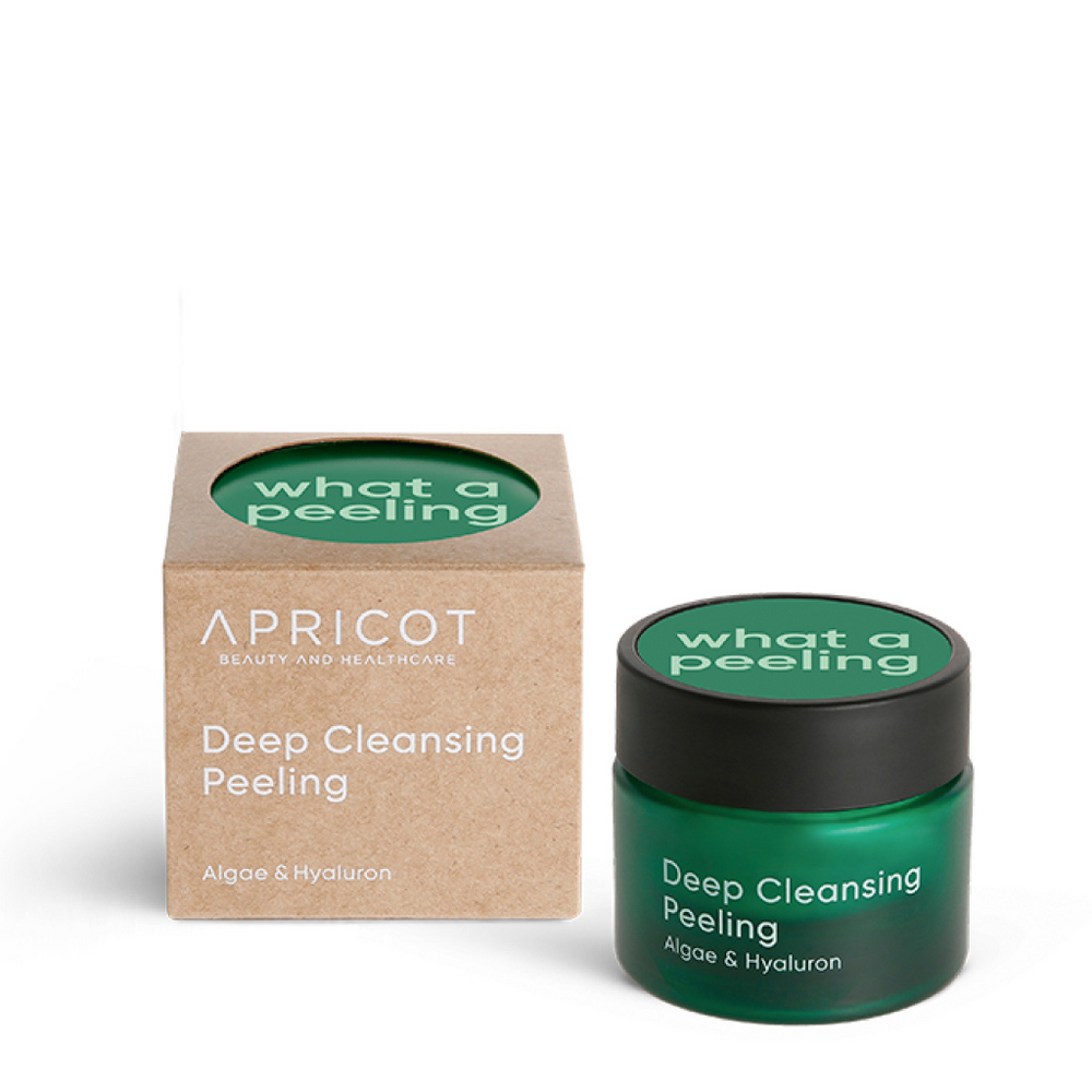 Apricot deep cleansing peeling met algae en hyaluron