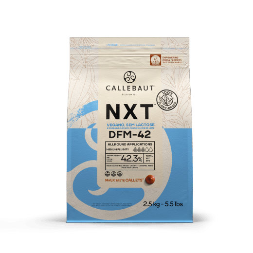 CALLEBAUTNXT- Vegan en glutenvrije melkchocolade druppels - 2,5 kg