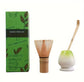 Complete Matcha Set (3 stuks) – Chasen, Chashaku &amp; Keramische Fitting voor Authentieke Theeceremonie