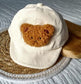 Curdoroy baby winter pet met teddy op de voorkant van de pet - tot 2 jaar