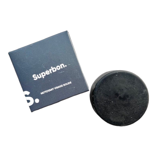 Gezichtsreiniger bar - van SUPERBON - Activated Charcoal Solid Facial Cleanser - 45 gram