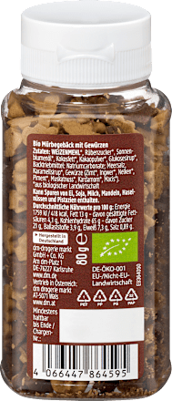 Gingerbreadman Vegan strooimix |80 gram