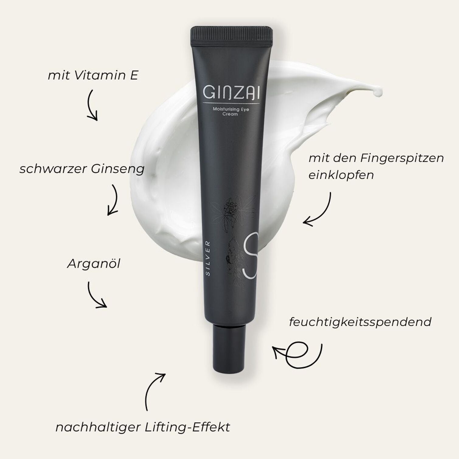 Hydraterende oogcrème met Koreaanse premium ginseng