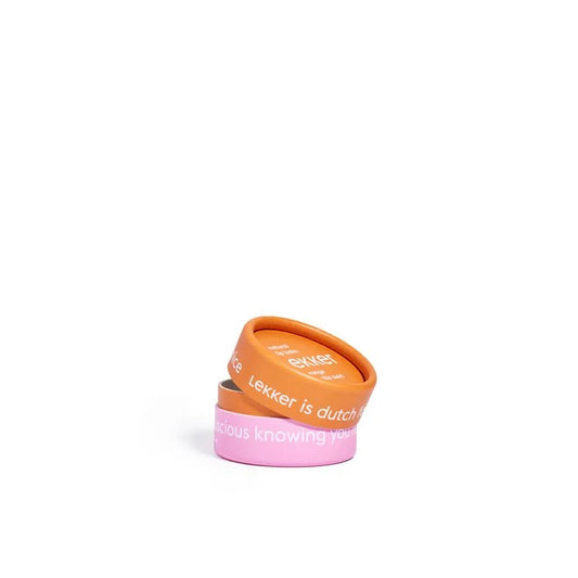 "Lippenbalsem van The Lekker Company - Orange Vanilla Swirl 8 gram, natuurlijke en vegan lipverzorging"