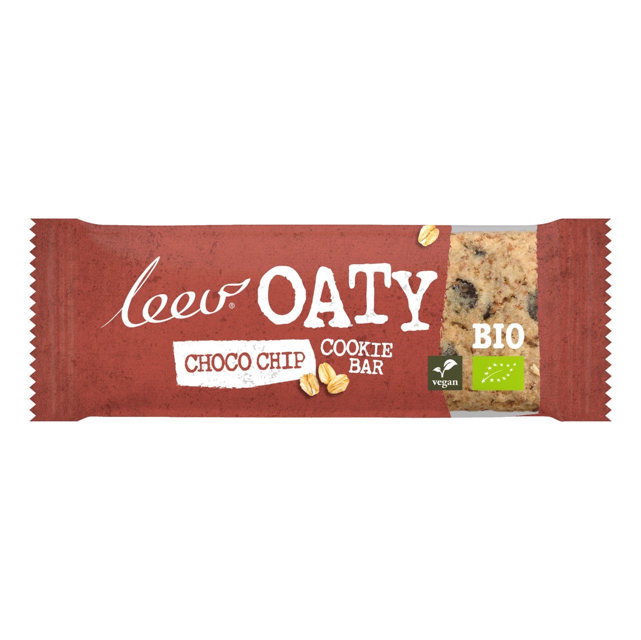 Choco chip Oatly cookie bar - Leev - 30 gram