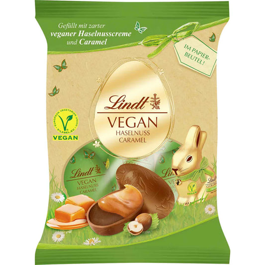 LindtVeganHaselnussCaramelEier - 20 gram