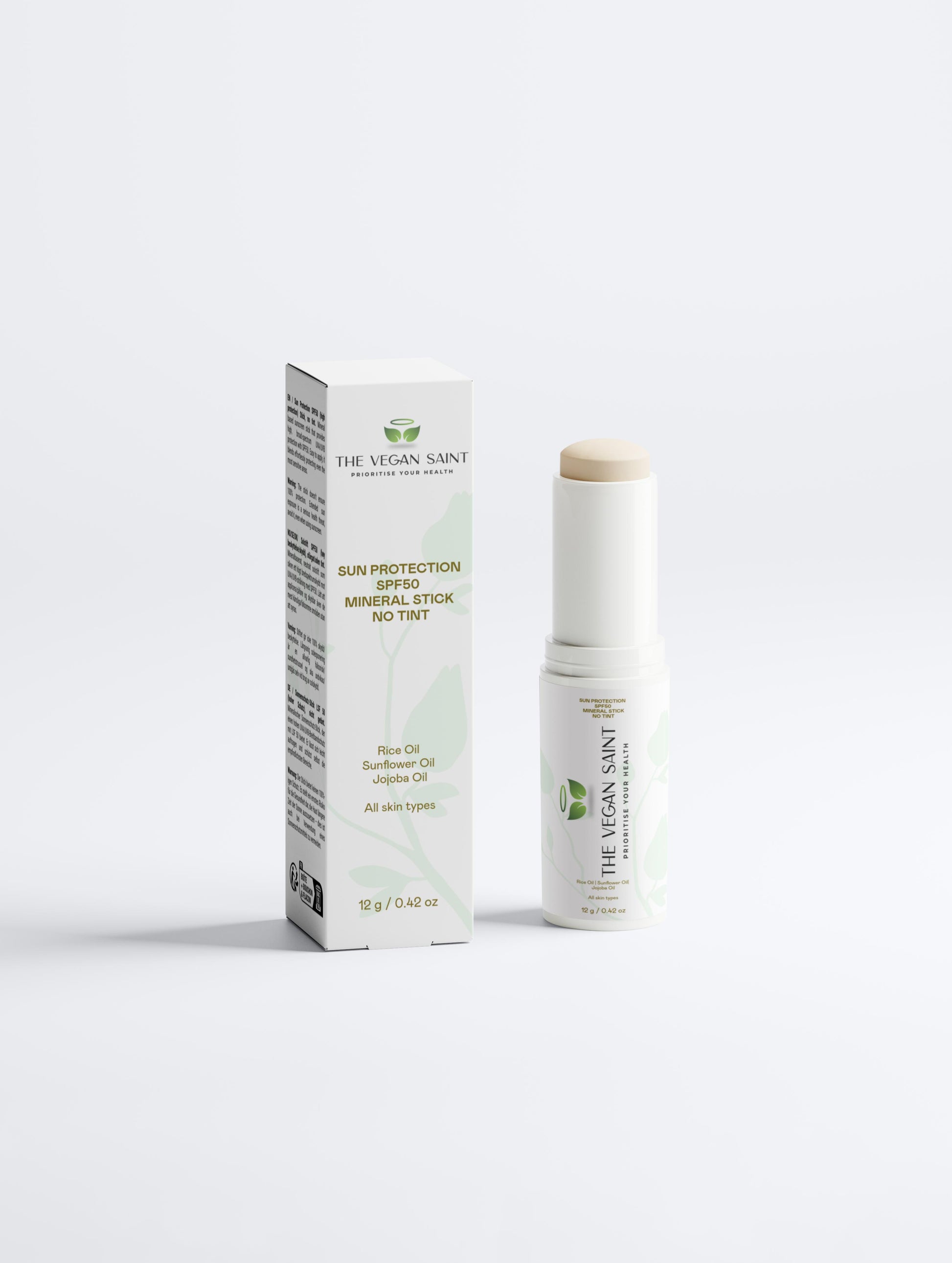 Minerale Zonnebrandstick SPF 50 – Zachte Bescherming voor Gevoelige Huid