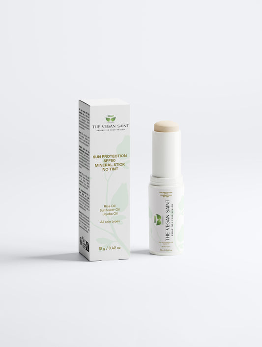 Minerale Zonnebrandstick SPF 50 – Zachte Bescherming voor Gevoelige Huid