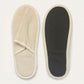 Organic fabric travel slippers - one size
