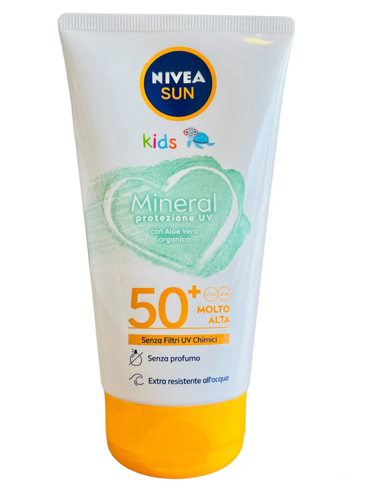 Zonnebrandcrème - Nivea Sun Kids - mineral protection met aloë vera - fact. 50 + - 150 ml