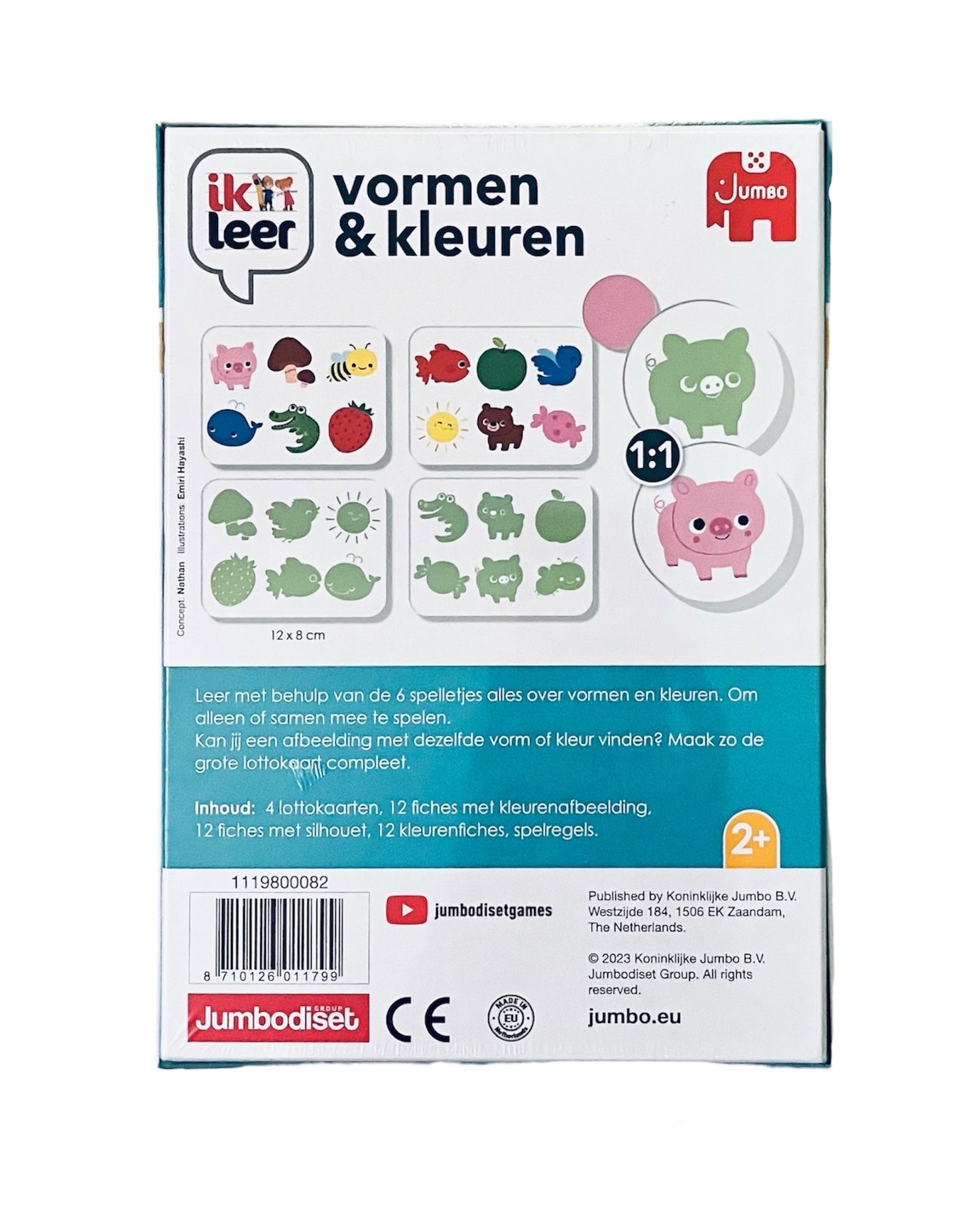 Vormen en kleuren leren voor peuters - van Jumbo- 6 spellen