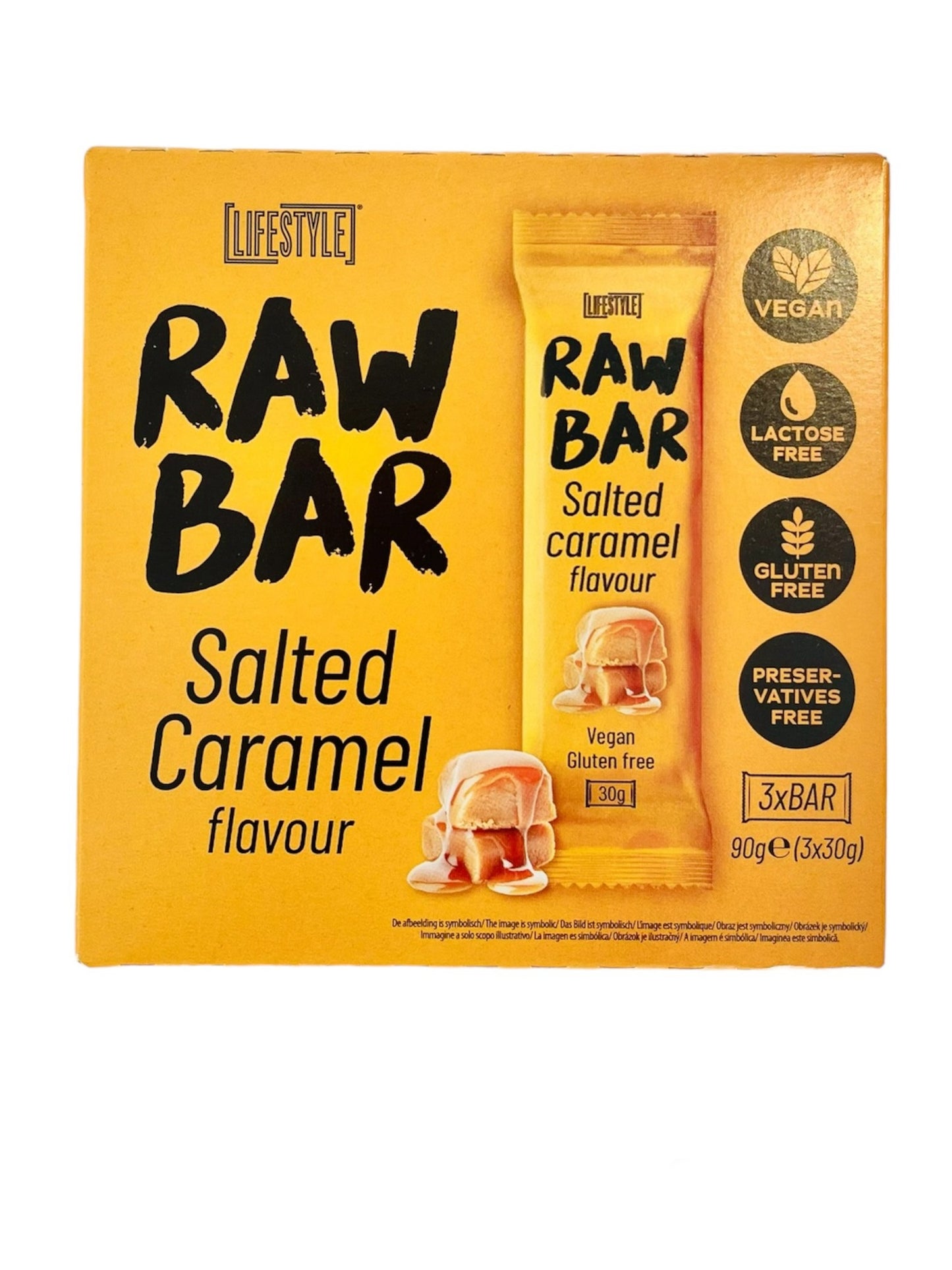 Raw Bar - doosje met 3 bars in verschillende smaken - 90 gram