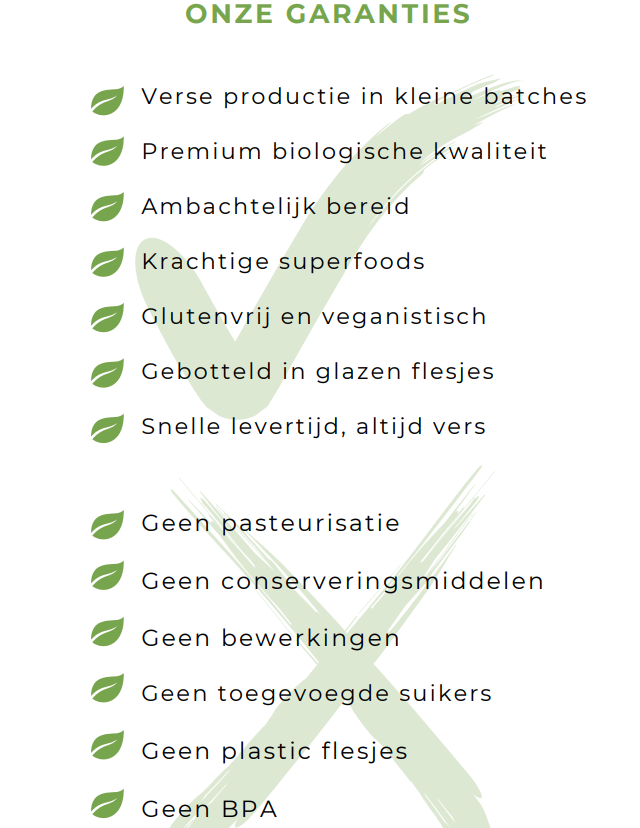Detox sappen van The Vegan Saint
