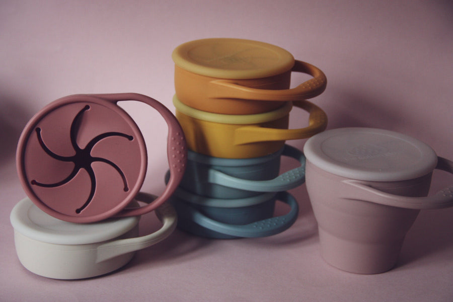 The Cotton Cloud - snack beker - mauve