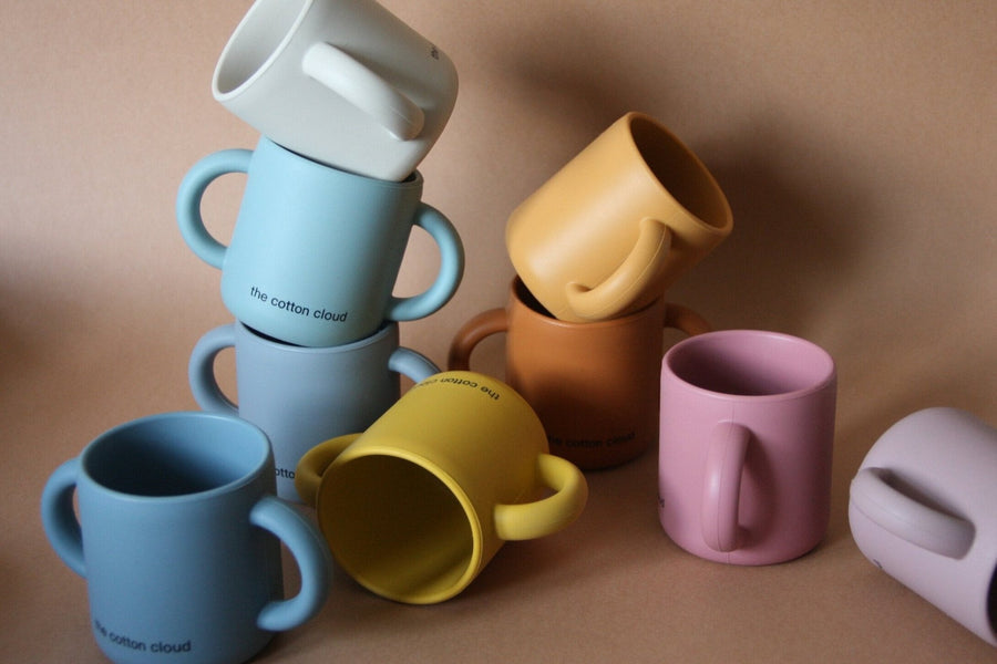 The Cotton cloud - drinkbeker - kleur mauve
