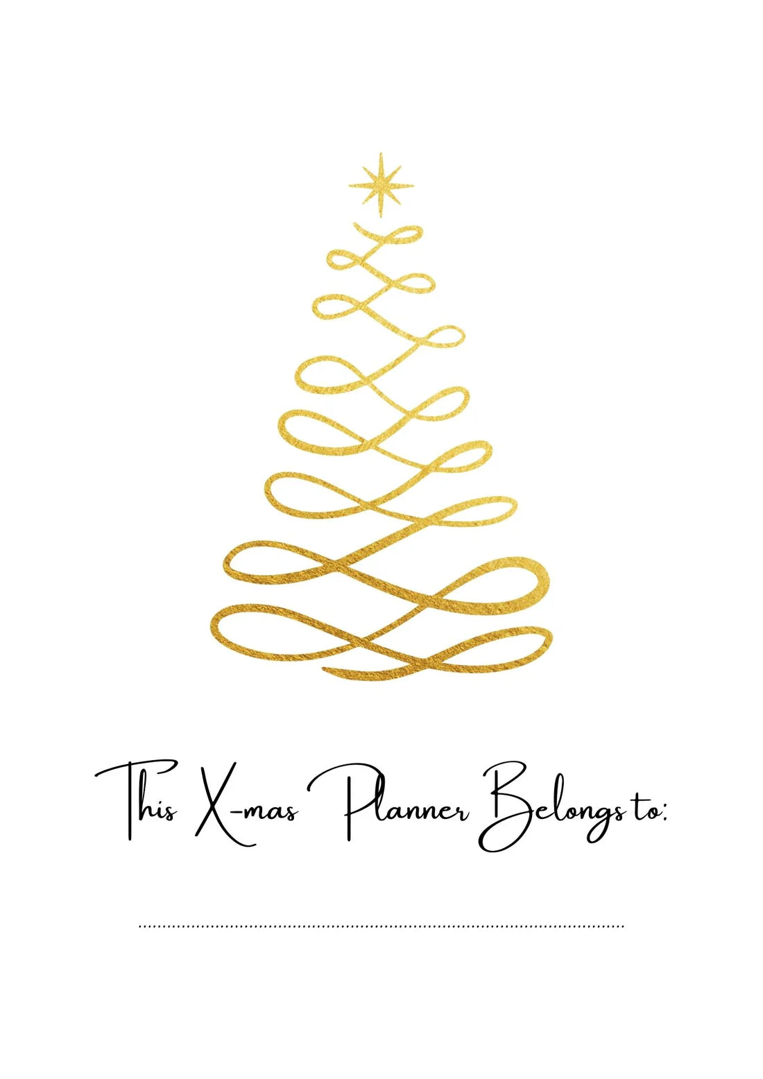 Kerstplanner - 'My Vegan Christmas planner' - paperback - Engels