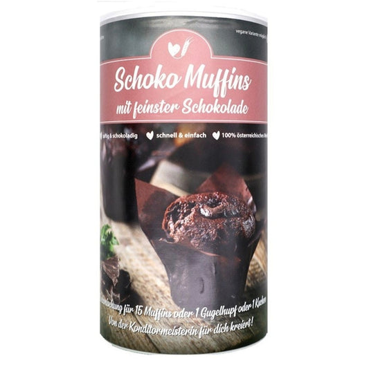 Vegan bakmix voor chocolade muffins