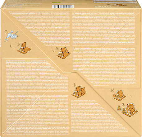 Veganistisch peperkoekhuisje-knutselpakket