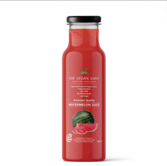 Verse koudgeperste watermeloensap van The Vegan Saint - 250 ml