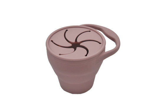 he Cotton Cloud - snack beker - mauve