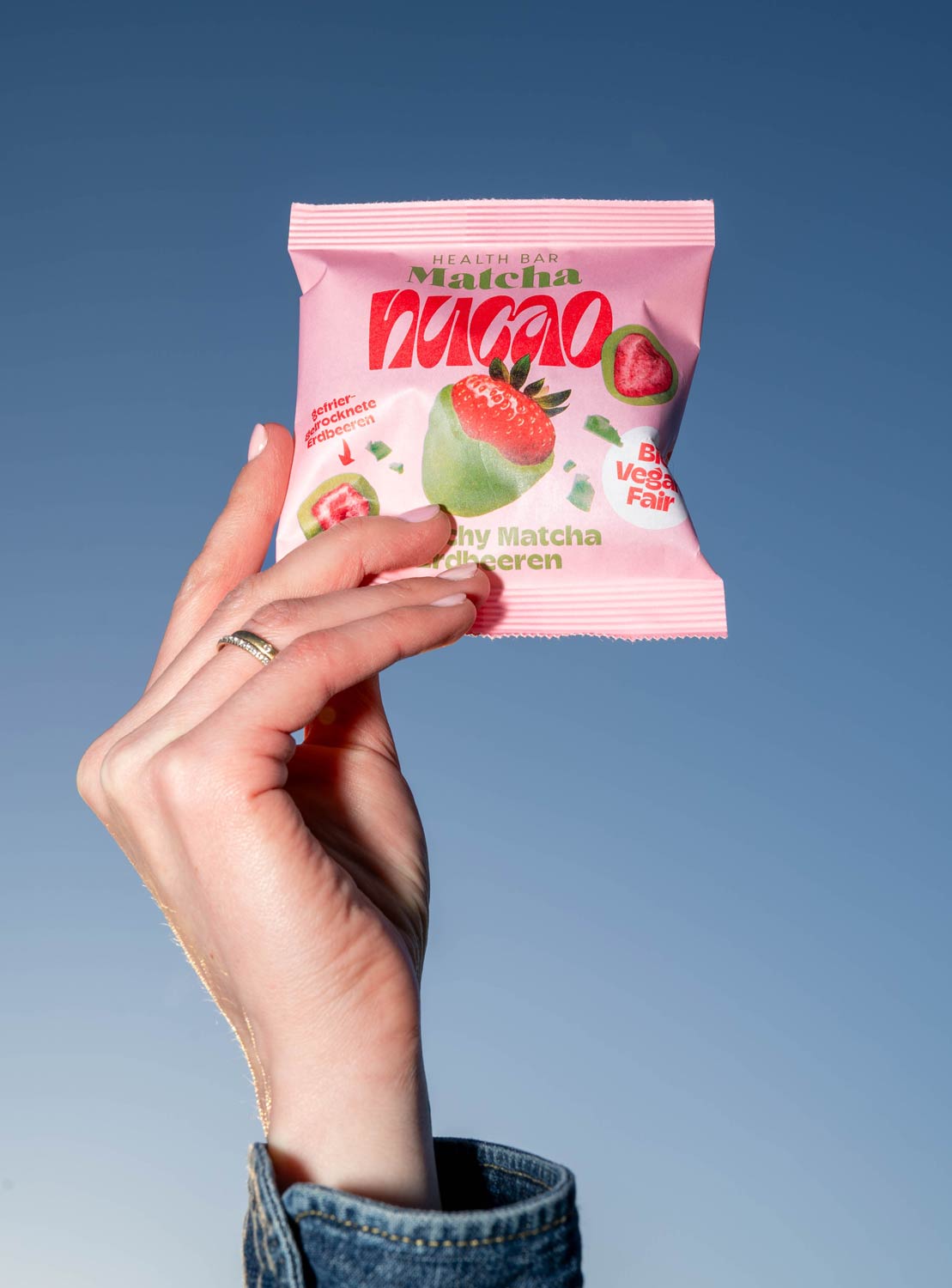 Nucao fruits matcha | Health Bar | aardbeien | 50 gram