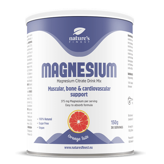 Magnesium drink mix - 150 gram - sinaasappelsmaak
