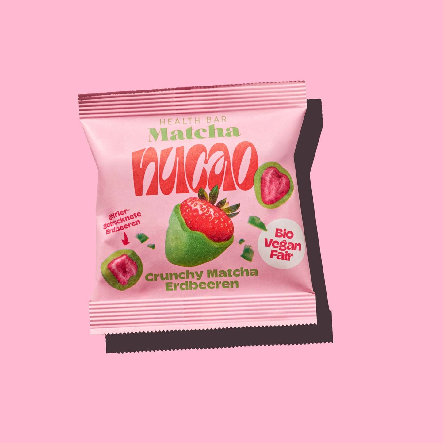 Nucao fruits matcha | Health Bar | aardbeien | 50 gram